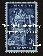 The first celebration of Labor had the express goal of showing ''the strength and esprit de corps of the trade and labor organizations''.